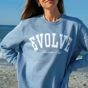 Evolve Crewneck - Cloud Blue